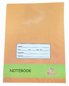 Fiona's A5 Size Notebook Brown Title with 172 Pg (Pack of 6 Pcs)