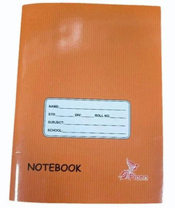 Fiona's A5 Size Notebook Brown Title with 172 Pg (Pack of 6 Pcs)