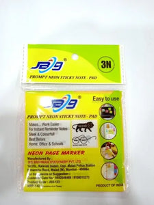 Sticky Note Pad Three Colour AKPune