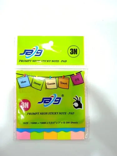 Sticky Note Pad Five Colour3x3 AKPune